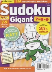 TS Sudoku 7-8-9 Gigant