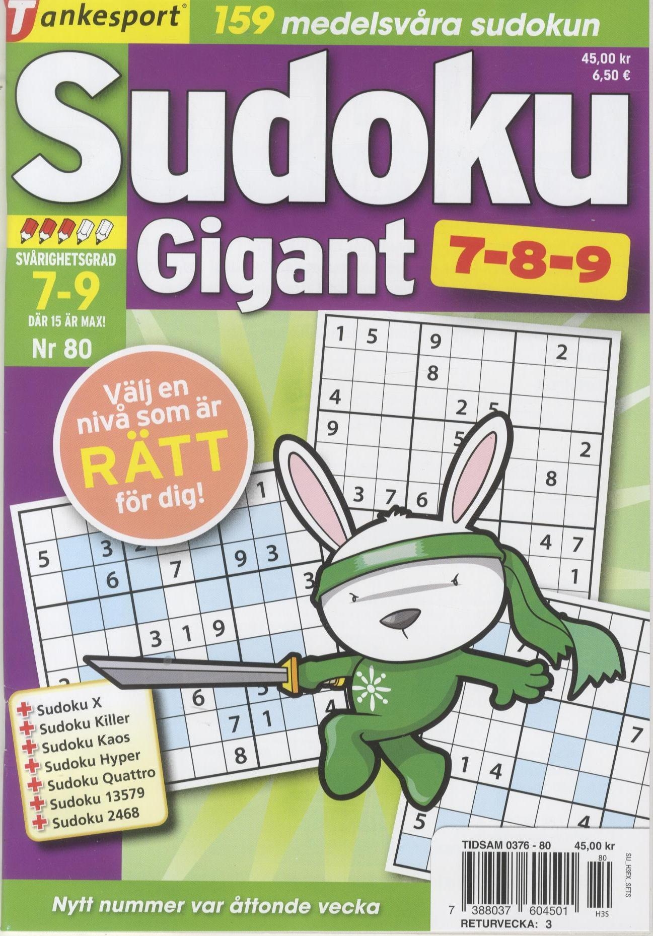 TS Sudoku 7-8-9 Gigant