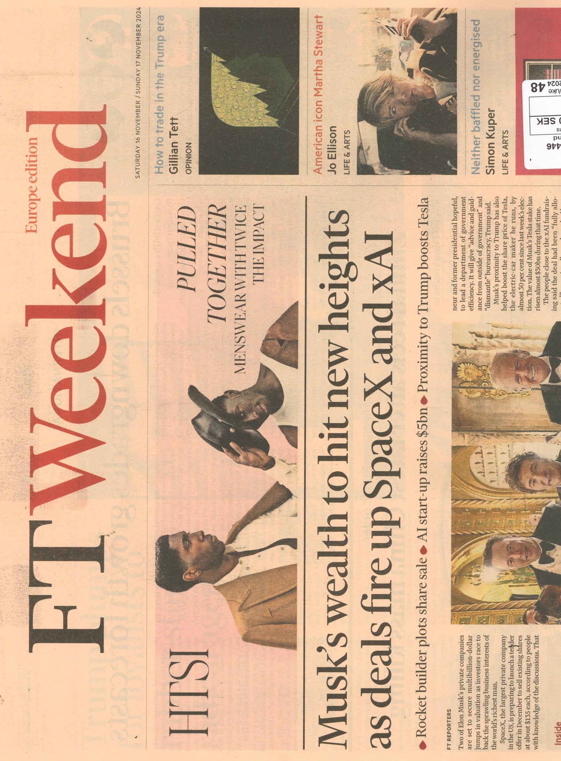 FT Weekend