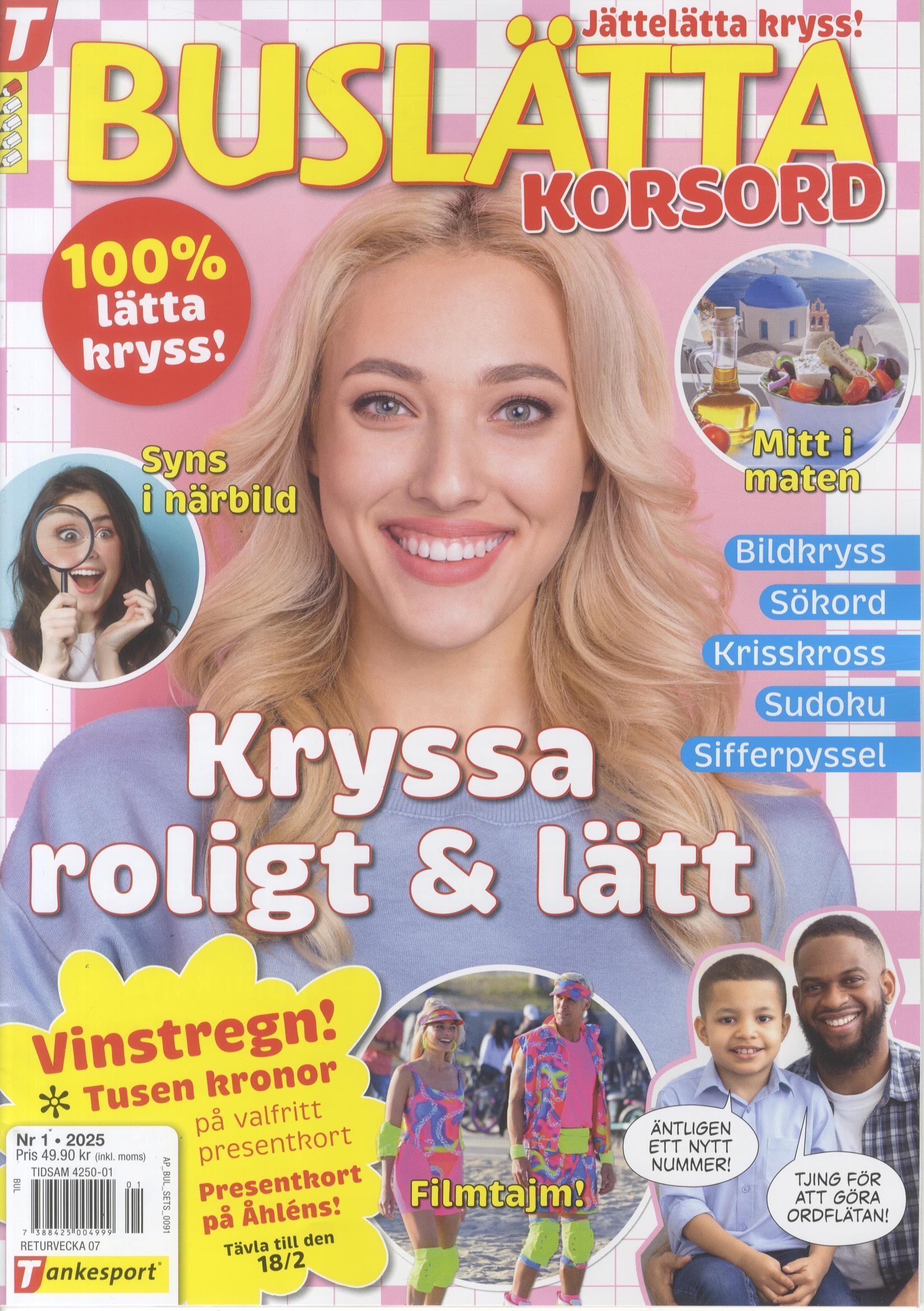 Buslätta Korsord